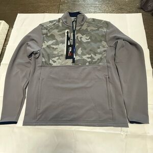 Ralph Lauren Gray Camouflage Wicking Stretch Pullovers SP NWT
